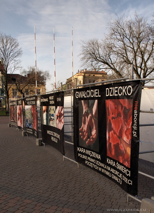 Dębica - plakaty stop aborcji