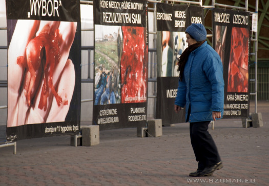Dębica - plakaty stop aborcji