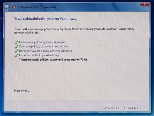 Upgrade Windows Vista to Windows 7