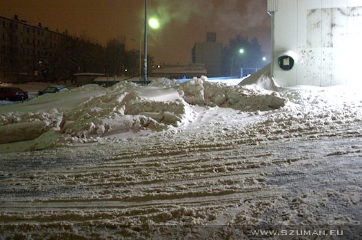 Zima 2009/2010 Dębica zdjęcia zaspy