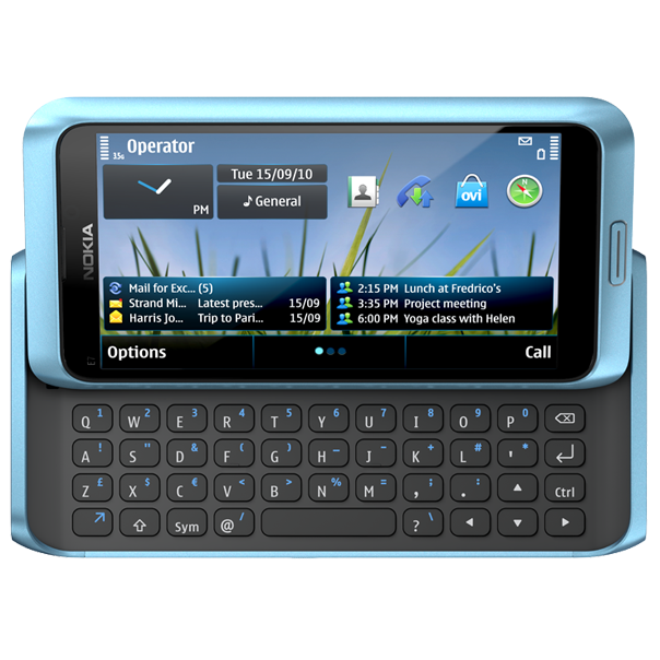 Nokia e7 niebieska