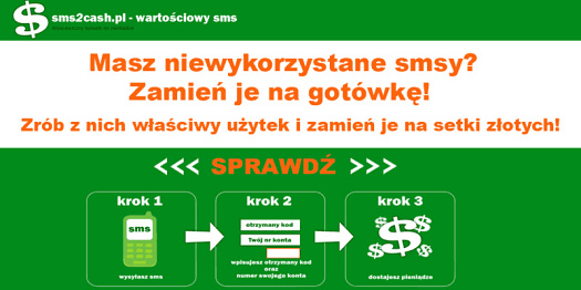 SMS na gotówkę - sms2cash.pl